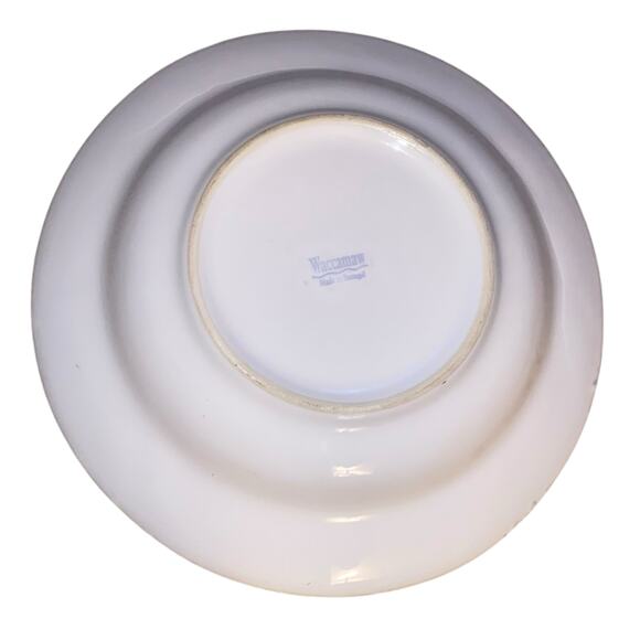 Fapor Portugal 10" White Individual Pasta Bowls Embossed Pasta Rim - Picture 6 of 11